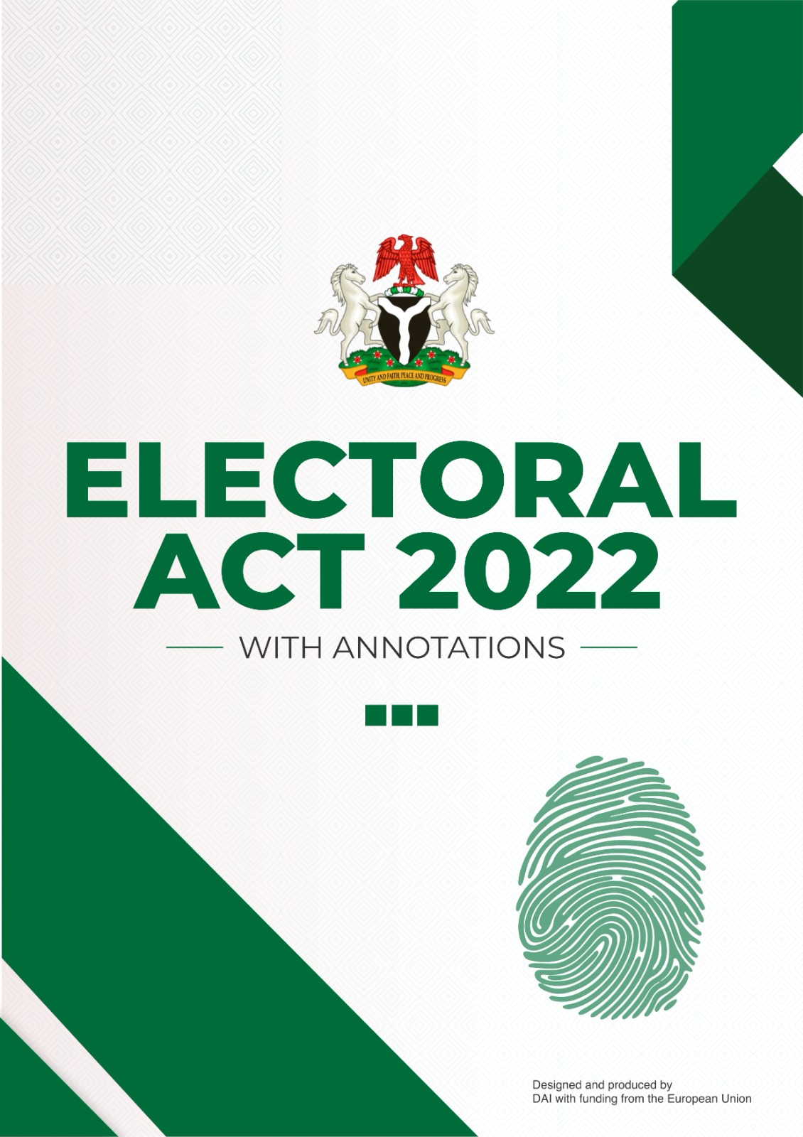 Electoral Act 2022 (with Annotations) - EU-SDGN